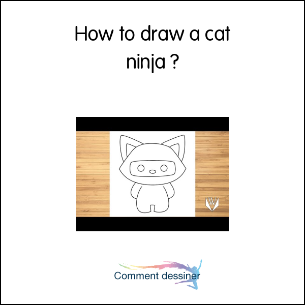 How to draw a cat ninja